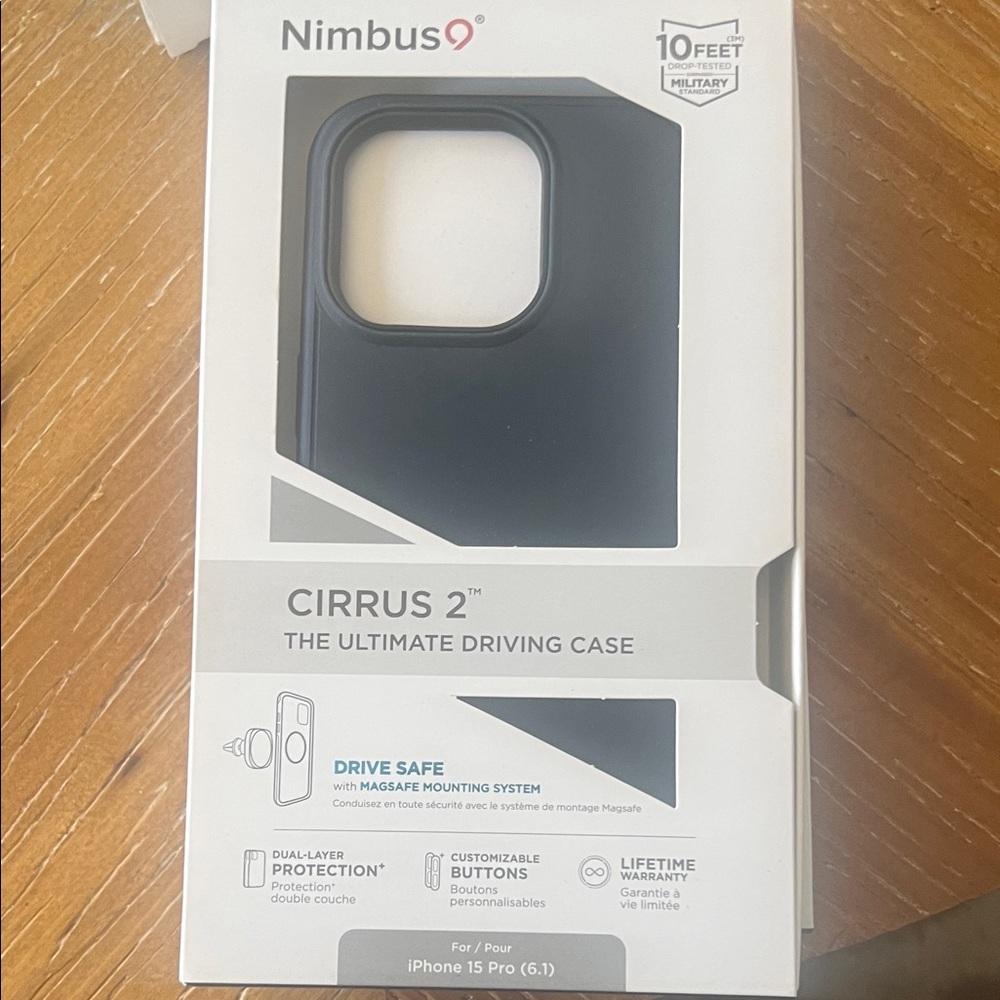 Cirrus 2 Black Case for iPhone 15 Pro